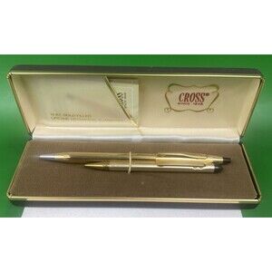 Vintage Cross 14KT Gold Filled Pen and Bonus Made in USA Mechanical Pencil